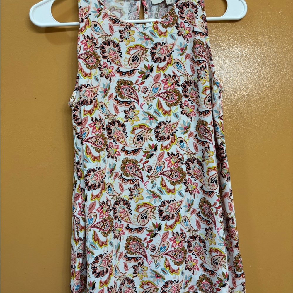 LOFT Multicolor Floral Blouse